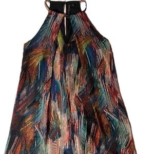 GUESS Los Angeles Sleeveless Lined Fit & Flare Mini Dress xs